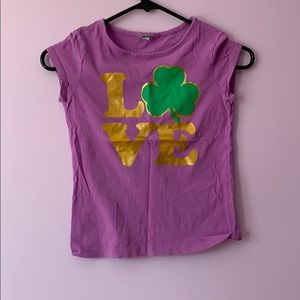 Girls “Love” t-shirt.
